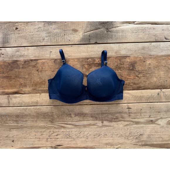 SOMA Nightfall Navy 32D Lightest Lift Perfect Coverage Underwire Bra - Picture 1 of 2